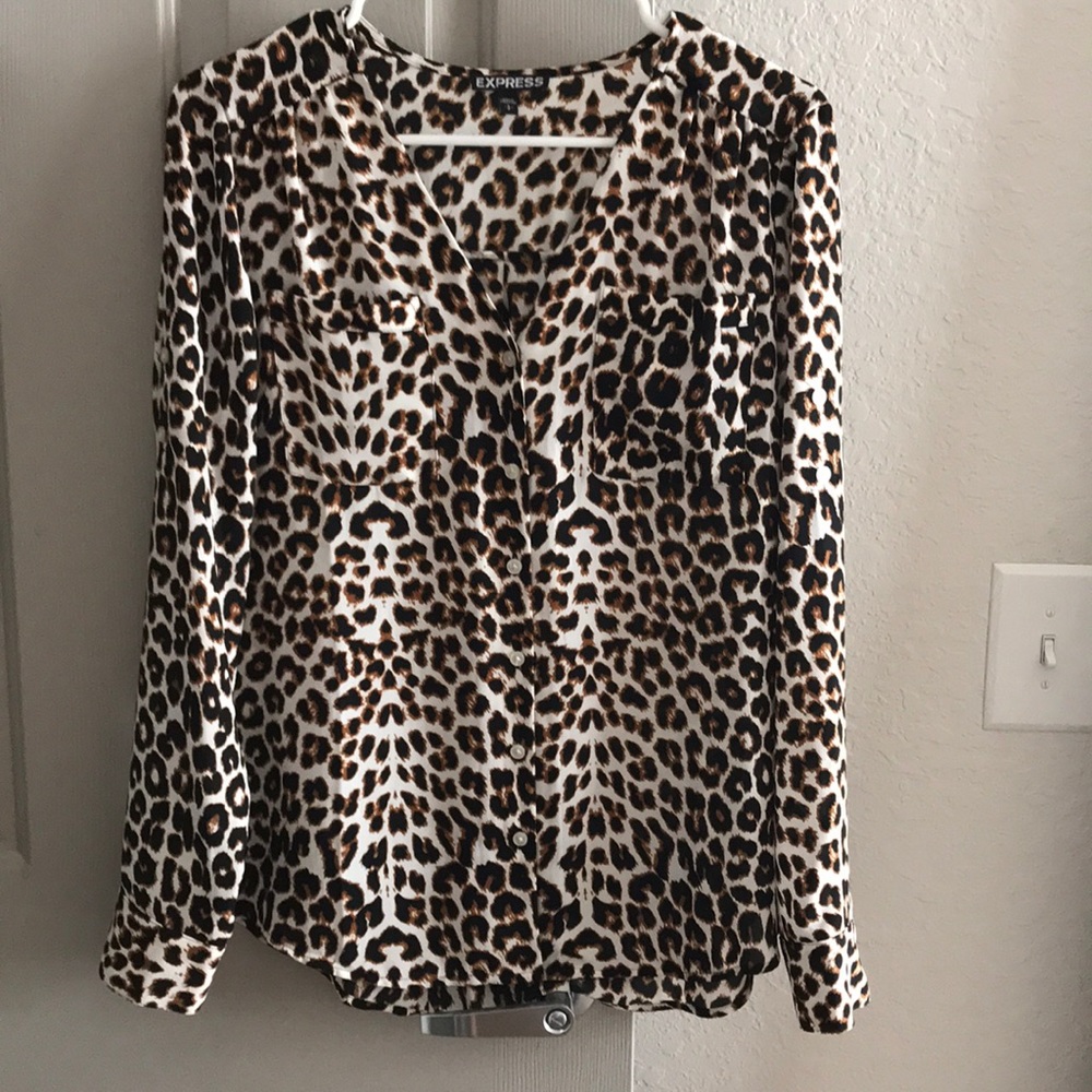 Cheetah blouse